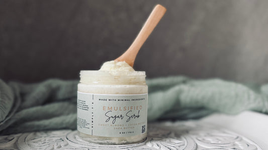 Emulsified Sugar Scrub 6 Oz