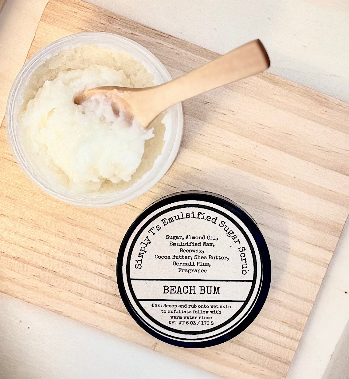 Emulsified Sugar Scrub 6 Oz