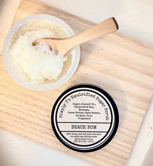 Emulsified Sugar Scrub 6 Oz